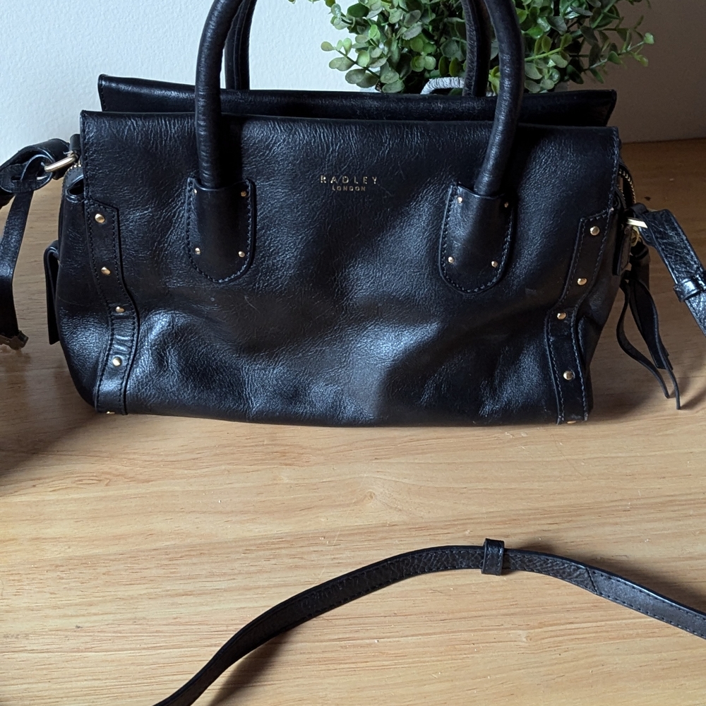 Women's Black Leather Handbag Radley London